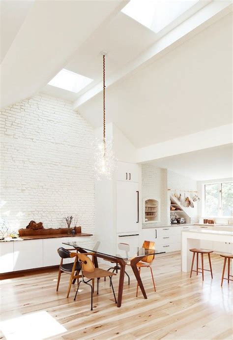 30 White Brick Wall Interior Designs Home Designs Design Trends