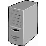 Server Computer Clip Clipart Application Icon Powerpoint