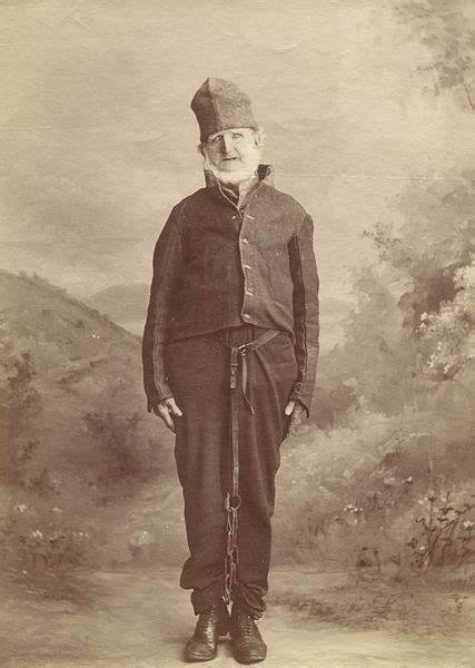 A Studio Photograph Of Tasmanian Convict Bill Thompson Showing The