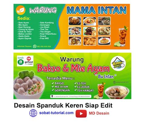 Download Contoh Spanduk Makanan Menarik Format Cdr Gratis Sobat Tutorial