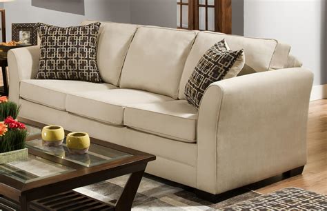 Global Furniture Usa 5149 Sofa Set Soft Cotton Fabric Cream U5149