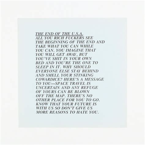 Jenny Holzer End Of The Usa Inflammatory Essays 1982 Artsy