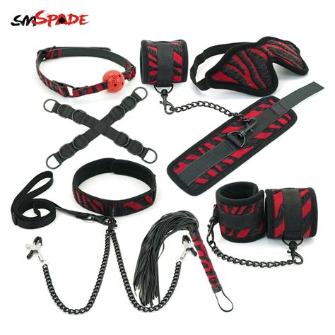Smspade Sm Bondage Adult Sex Toys For Couples Handcuffs Ankle Cuffs