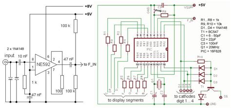Frequency Counter With A Pic16f628