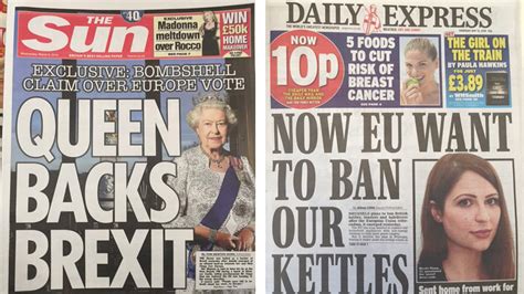 Brexit Vote Gives Tabloids Chance To Unleash Anti European Tendencies