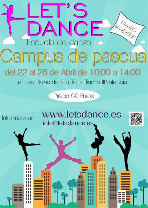 Investigar un tema para elaborar un álbun. Cartel Publicitario - Lets Dance (Campus de pascua) - B2B activa - Agencia de Marketing Online ...
