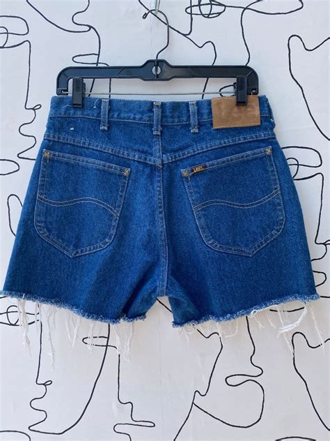 Super Cute Classic High Waisted Denim Cut Off Shorts Boardwalk Vintage