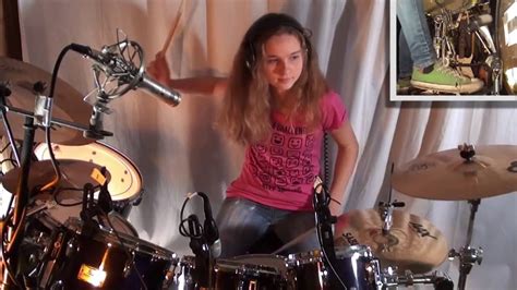 Jump Van Halen Drum Cover By A 14 Year Old Girl Youtube