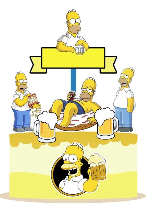 Arquivo Topo De Bolo Homer Simpson No Elo7 Kamelo Digital 12a1c7c Bolo Simpsons Simpsons