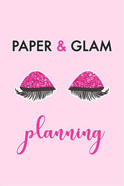 Paper And Glam Planning Digital Dashboard And Lockscreen