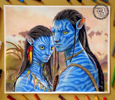 Neytiri And Jake Sully Avatar By Daviddiaspr On Deviantart