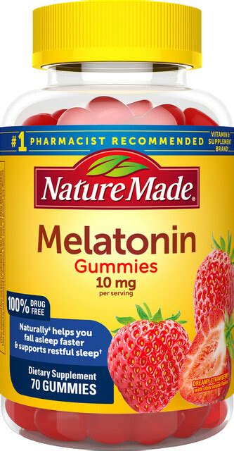 Nature Made Melatonin Gummies 10 Mg Health Beauty My Commissary