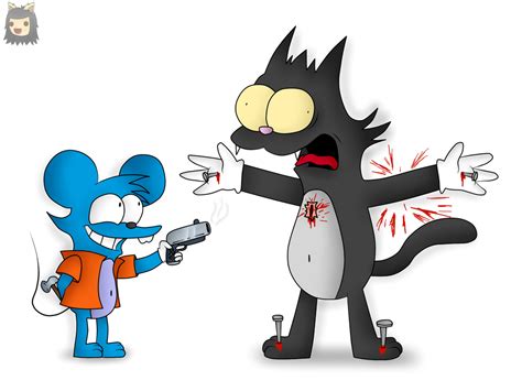 Itchy And Scratchy By Mr Evilness On Deviantart
