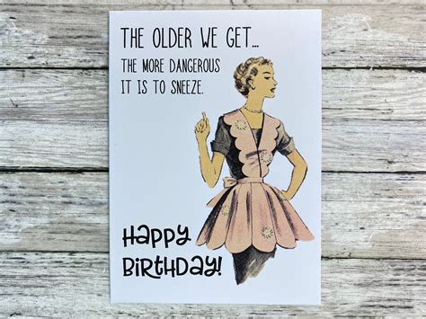 Funny Birthday Card Blank Or Your Personalized Message Etsy