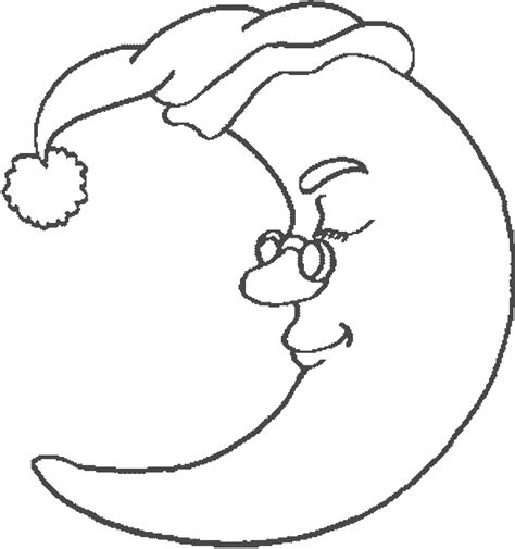 Free Printable Moon Coloring Pages Kids