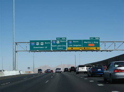 Nevada Aaroads Us Highway 95 Southbound Las Vegas