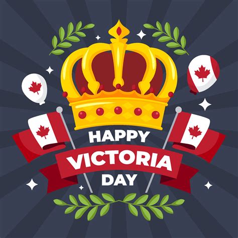 Happy Victoria Day Concept 7497524 Vector Art At Vecteezy