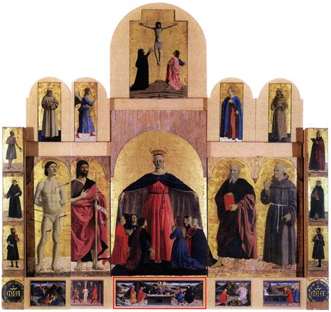 Piero Della Francesca Sansepolcro Altarpiece Whats Going On In The