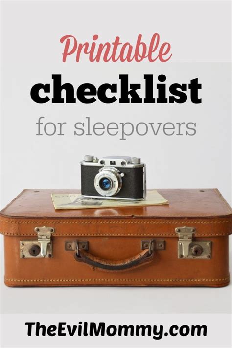Easy Free Printable Packing Checklist For Tweens And Teens Packing