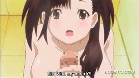 Bathroom Anime Sex With Innocent Naked Teen Girl Hentai Image