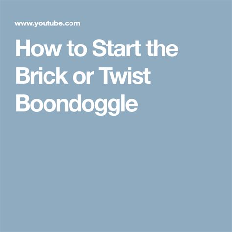 How to start a super brick lanyard. How to Start the Brick or Twist Boondoggle | Twist, Loom craft, Brick