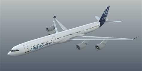 Airbus A340 600 Lufthansa Modelo 3d Turbosquid 235347