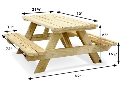 Economy A Frame Wooden Picnic Table H Uline Wooden Picnic