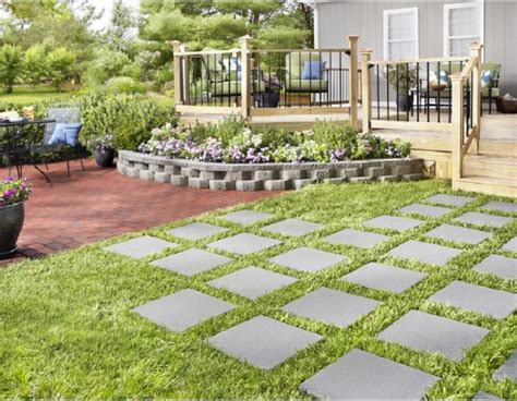 Square Concrete Paver Stones Only 1 At Lowes