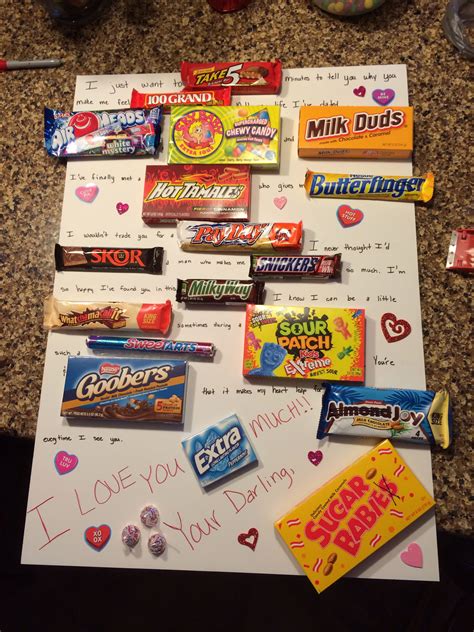 A Cute Valentines Day Candy Card My Friend Had The Idea To Put Together For Her Babefriend Cute