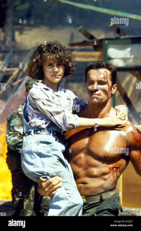 Arnold Schwarzenegger And Alyssa Milano Commando 1985 Directed By Mark