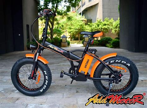 Addmotor Motan Electric Folding Bicycle 20inch Fat Tire 500w 48v