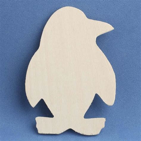 Unfinished Wood Penguin Cutout - Wood Cutouts - Unfinished ...