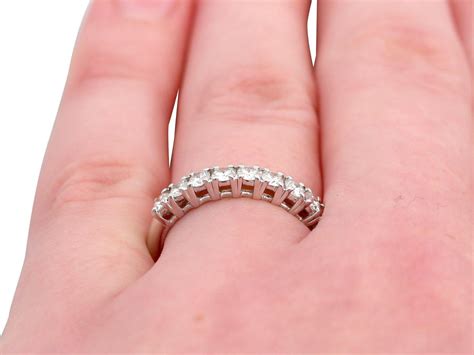 Diamond And White Gold Half Eternity Ring For Sale At 1stdibs