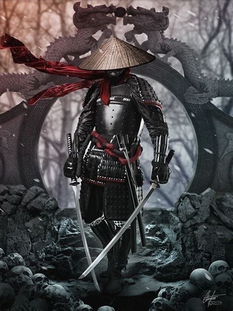 Samourai Ninja Kunst Arte Ninja Ninja Art Character Concept