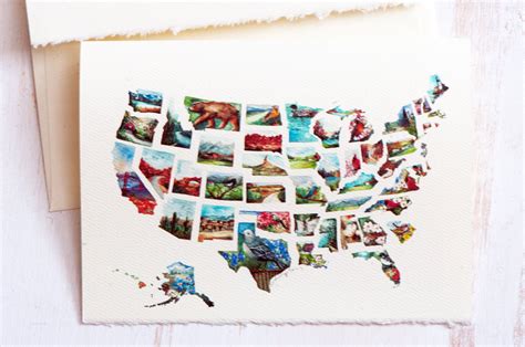 Watercolor Usa Map At Explore Collection Of