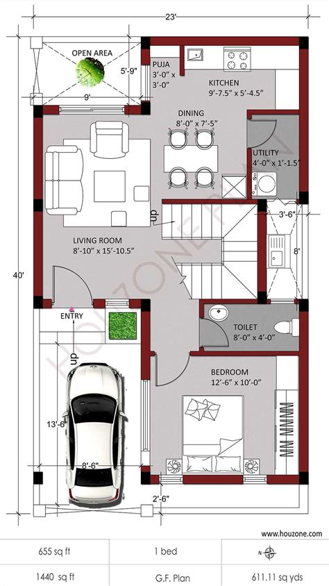 B Simple House Floor Plans Houzone