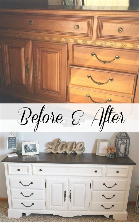 Before And After Refurbished Dressers Bedroom Furniture Makeover