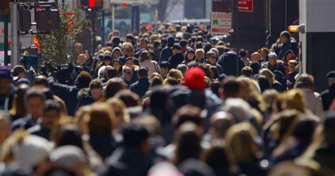 Crowd of people walking street in New York City slow motion Stock Footage,#street#York#walking# ...