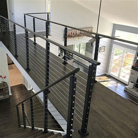 Cable Wire Railing Vertical Cable Fence Stainless Steel Stair