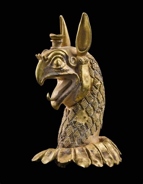 Greek Gold Griffin Protome Phoenix Ancient Art Ancient Art Art