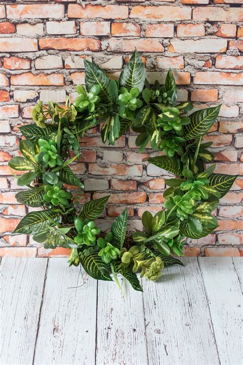Diy Faux Greenery Wreath 2 4 A Rose Clearfield