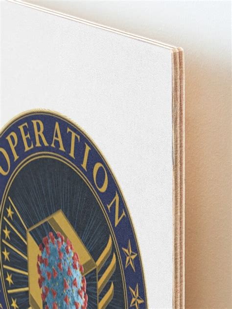 Operation Warp Speed Logo Mounted Print For Sale By Spacestuffplus