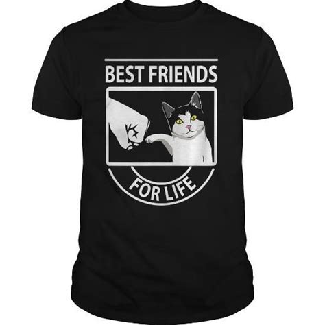 Cat Best Friends For Life Xmas Shirt Animals Pets Cats T Ideas