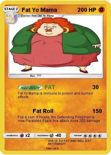 Pokémon Fat Yo Mama 3 3 Fat My Pokemon Card