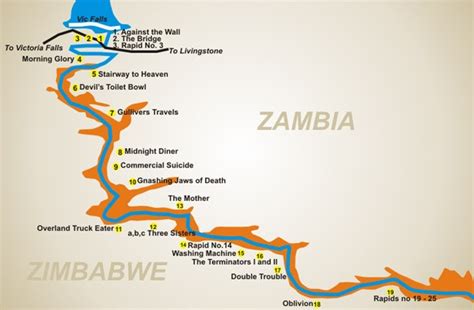 The area of its basin is 1,390,000 km² slightly less than half that of the nile. Where on Earth is Mike: Rafting the Mighty Zambezi