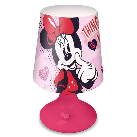Disney Minnie Mouse Lampe De Bureau Entièrement Portable Del Lampe De