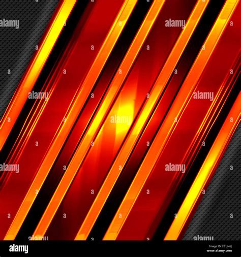 Red Orange And Black Shiny Metal Background And Mesh Texture Metal