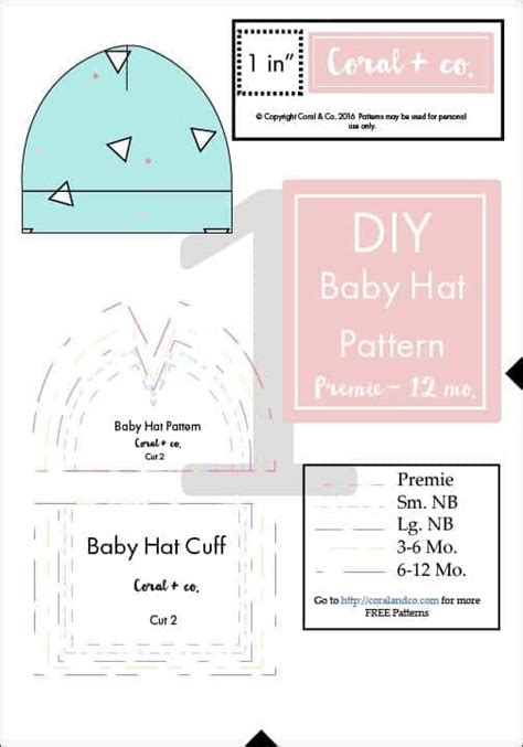Diy Baby Hat Sewing Pattern And Tutorial Knit Baby Hat