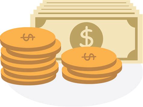 เงิน เหรียญ เงินสด กราฟิกแบบเวกเตอร์ฟรีบน Pixabay