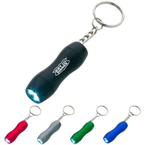 Promotional Mini Aluminum Led Light Keychains Keychain Flashlights